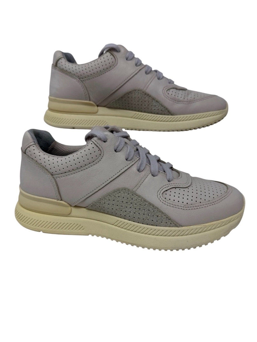 Everlane The Trainer Leather Unisex Casual Lace-Up Sneakers Size 7 women 5 men